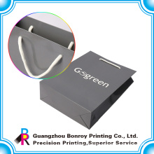 Guangzhou printing supplier for small shopping gift paper bag with luxury handle